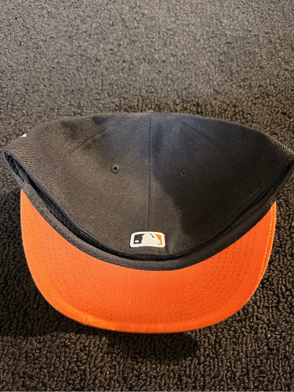 New Era Houston Black and Orange Astros Star Logo Snapback - Picture 2 of 4